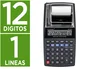 Q-connect Calculadora Impresora KF11213 12 Dígitos Tinta Azul