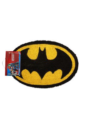 DC Comics Felpudo Ovalado de Fibra de Coco con Logo, 60x40 cm, SD Toys