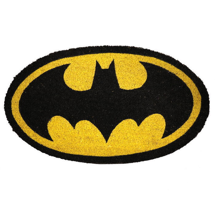 DC Comics - Felpudo Batman 60x40 cm Fibra de Coco PVC Logo Oficial