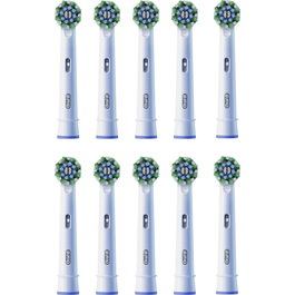 Oral-B Cabezales de Repuesto Pro CrossAction, 10 unidades, Blanco