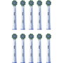 Oral-B Cabezales de Repuesto Pro CrossAction, 10 unidades, Blanco
