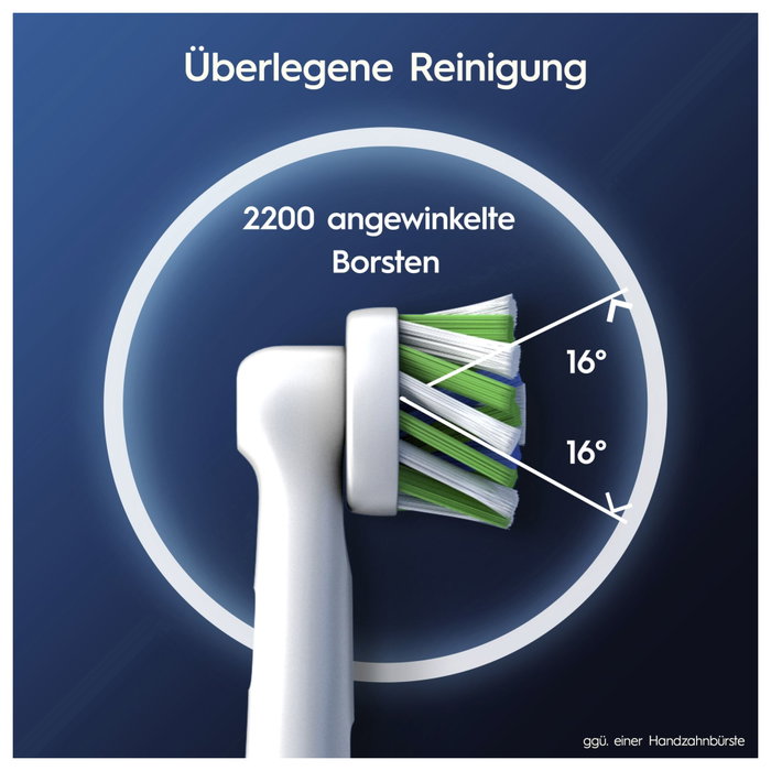 Oral-B Cabezales de Repuesto Pro CrossAction, 10 unidades, Blanco