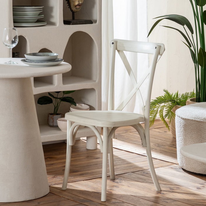 Silla Blanco Polipropileno Contract 50 X 41,50 X 89 cm (Set de 2) Silla Blanco Polipropileno Contract 50 X 41,50 X 89 cm (Set de 2)