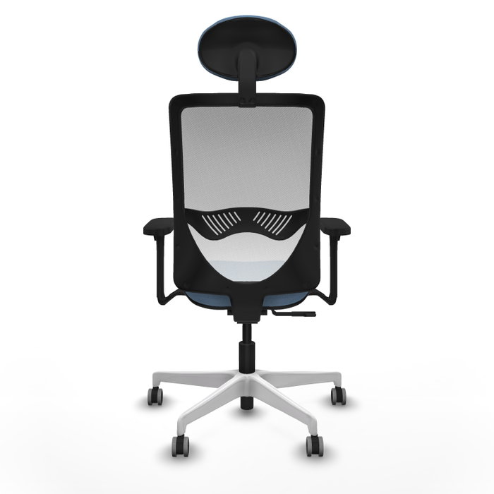 PIQUERAS Y CRESPO Silla de oficina Zulema con Mecanismo Sincro, Azul cielo y Blanco PIQUERAS Y CRESPO Silla de oficina Zulema con Mecanismo Sincro, Azul cielo y Blanco