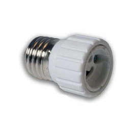 Synergy21 Adaptador para bombillas LED E27 a GU10 81943 Blanco