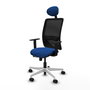 PIQUERAS Y CRESPO Silla de oficina Zulema Azul y Negro