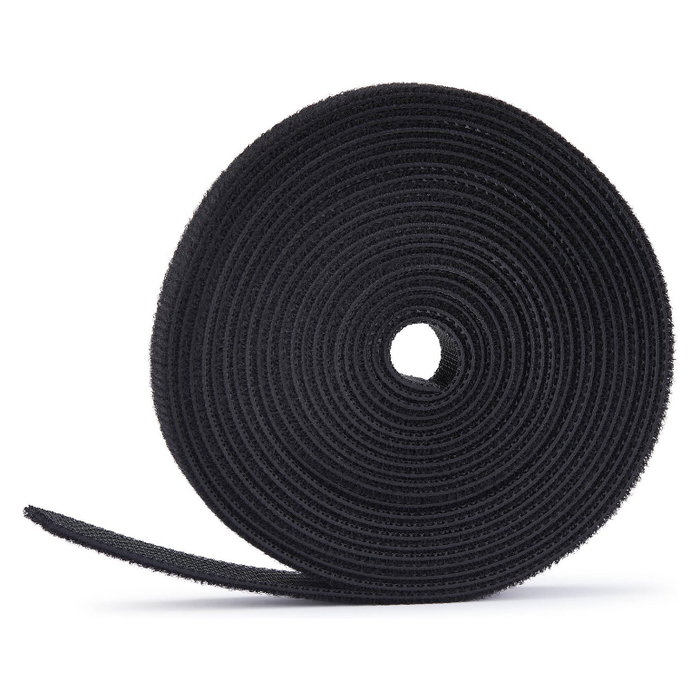Startech.com HKLP7505B Organizador de cables de gancho y bucle negro de 22,8 m