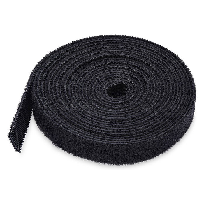 Startech.com HKLP7505B Organizador de cables de gancho y bucle negro de 22,8 m