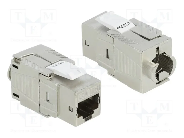 DeLOCK 86488 Módulo Keystone RJ45 Cat.8.1 diseño angular beige DeLOCK 86488 Módulo Keystone RJ45 Cat.8.1 diseño angular beige