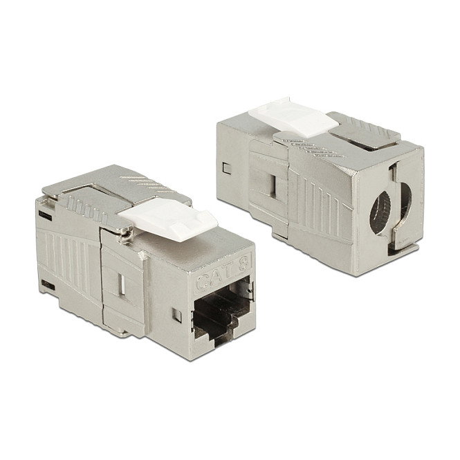 DeLOCK 86488 Módulo Keystone RJ45 Cat.8.1 diseño angular beige DeLOCK 86488 Módulo Keystone RJ45 Cat.8.1 diseño angular beige