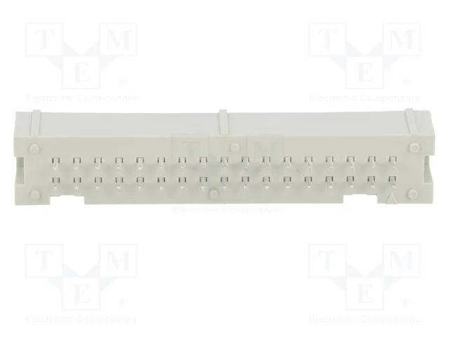 HARTING Conector IDC macho de 34 pines, recto, THT HARTING Conector IDC macho de 34 pines, recto, THT