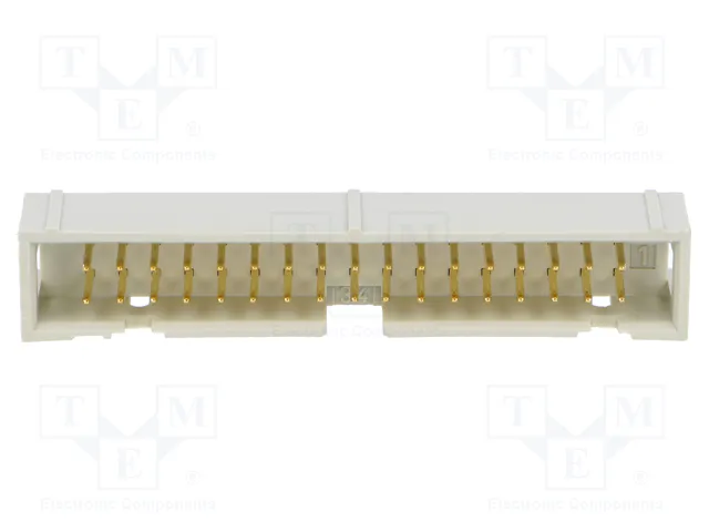 HARTING Conector IDC macho de 34 pines, recto, THT HARTING Conector IDC macho de 34 pines, recto, THT