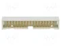 HARTING Conector IDC macho de 34 pines, recto, THT
