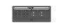 Kramer T-IN4-REC2(B) Placa frontal para pared, Negro, 234 mm ancho x 89 mm alto, Kramer Electronics