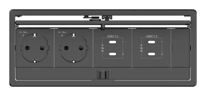 Kramer T-IN4-REC2(B) Negro Kramer T-IN4-REC2(B) Negro