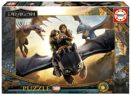 EDUCA BORRAS Puzzle de 200 piezas Cómo entrenar a tu dragón