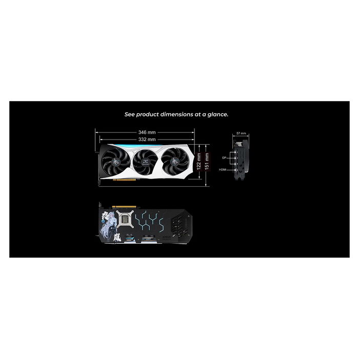 PowerColor RX 9070 XT Hellhound Reva OC 16GB GDDR6 3 Fan