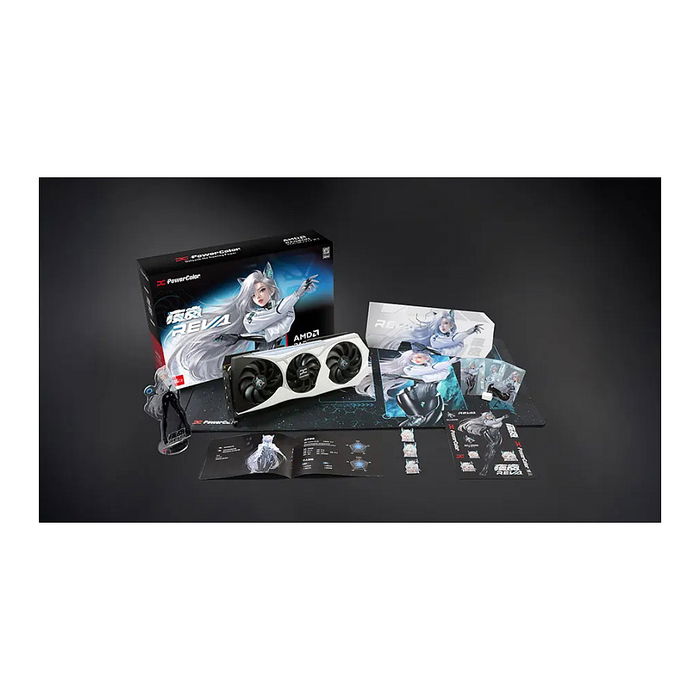 PowerColor RX 9070 XT Hellhound Reva OC 16GB GDDR6 3 Fan