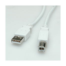 VALUE 11.99.8819 Cable USB 2.0 A-B Macho/Macho 1,8m Gris