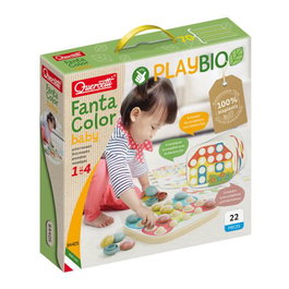 QUERCETTI PLAYBIO & WOOD BABY FANTACOLOR 28 PIEZAS