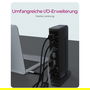 ICY BOX IB-DK2252AC Docking Station Notebook USB 3.2 Gen 1 Type-C, 6x USB-A, 2x HDMI, Ethernet, 4K Ultra HD