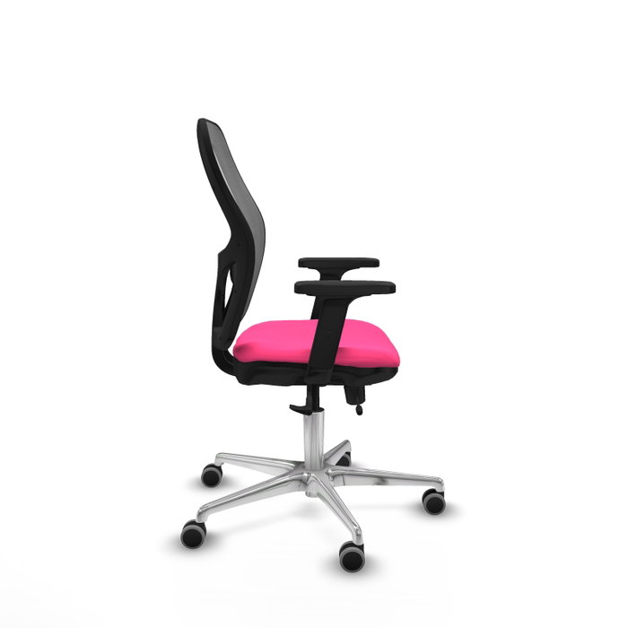 PIQUERAS Y CRESPO Silla de oficina Jorquera Rosa y Gris PIQUERAS Y CRESPO Silla de oficina Jorquera Rosa y Gris