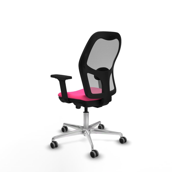 PIQUERAS Y CRESPO Silla de oficina Jorquera Rosa y Gris PIQUERAS Y CRESPO Silla de oficina Jorquera Rosa y Gris