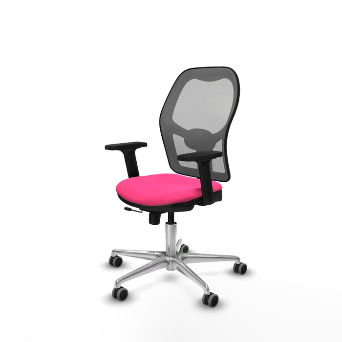 PIQUERAS Y CRESPO Silla de oficina Jorquera Rosa y Gris PIQUERAS Y CRESPO Silla de oficina Jorquera Rosa y Gris