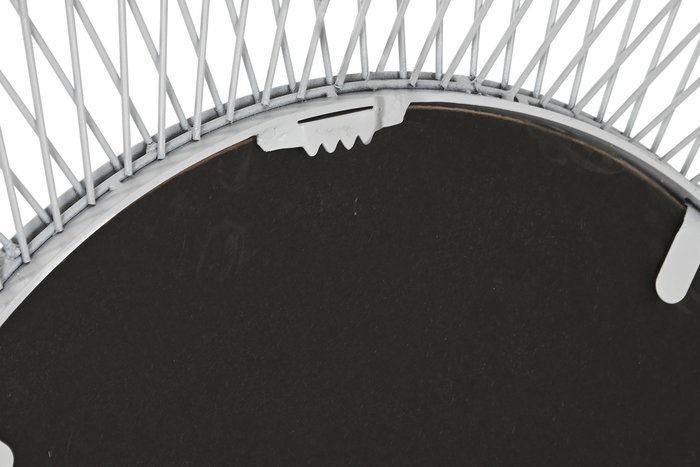 DKD Home Decor Espejo Metal Blanco 90 x 90 x 2 cm