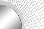 DKD Home Decor Espejo Metal Blanco 90 x 90 x 2 cm