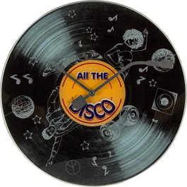 Nextime Reloj de pared 8183 Negro 43cm