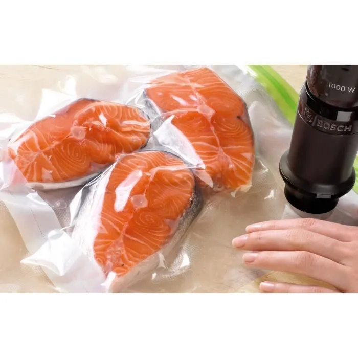 Bosch Bolsas para congelador con cremallera al vacío, 3 unidades de 1.2 L