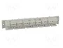 HARTING Conector DIN 41612 hembra de 15 pines recto THT