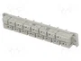 HARTING Conector DIN 41612 hembra de 15 pines recto THT