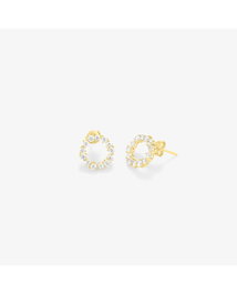 Radiant Pendientes Botón Gold FANTASY Dorados