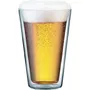 Bodum 0727015575131 Juego de 2 Vasos de Doble Pared 0,4L Transparente