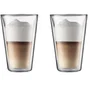 Bodum 0727015575131 Juego de 2 Vasos de Doble Pared 0,4L Transparente