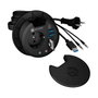 ICY BOX IB-HUB1430-CR Multiport Tisch Hub Negro