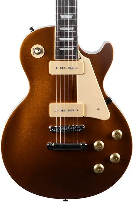 EKO Guitarra eléctrica Starter LS400 tipo LP con pastillas P90 vintage - Dorada