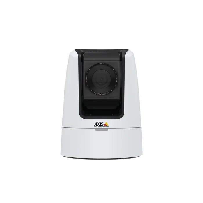 Axis 02022-002 V5938 Cámara de Red PTZ de Conferencia y Seguridad IP 4K UHD 30 fps, Zoom Óptico 20x, Audio XLR, Montaje Techo/Pared, Interior