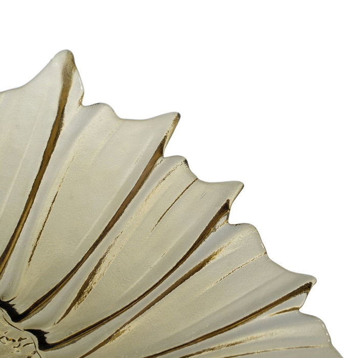 Centro de Mesa Oliva Cristal 42 x 42 x 7,5 cm