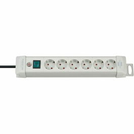 Regleta Enchufes 6 Tomas con Interruptor Brennenstuhl Premium-Line 3600 W (3 m)