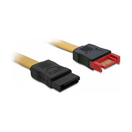 DeLOCK Cable de extensión SATA 3 Gb/s Macho/Hembra 0,1 m