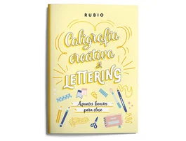 Rubio Cuaderno Caligrafía Lettering Creativa Apuntes Bonitos para Clase 3x295x210 mm