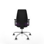 PIQUERAS Y CRESPO Silla de oficina Elche Morada con Brazos 1D