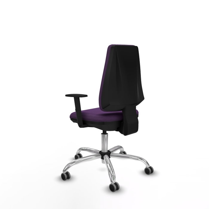 PIQUERAS Y CRESPO Silla de oficina Elche Morada con Brazos 1D PIQUERAS Y CRESPO Silla de oficina Elche Morada con Brazos 1D