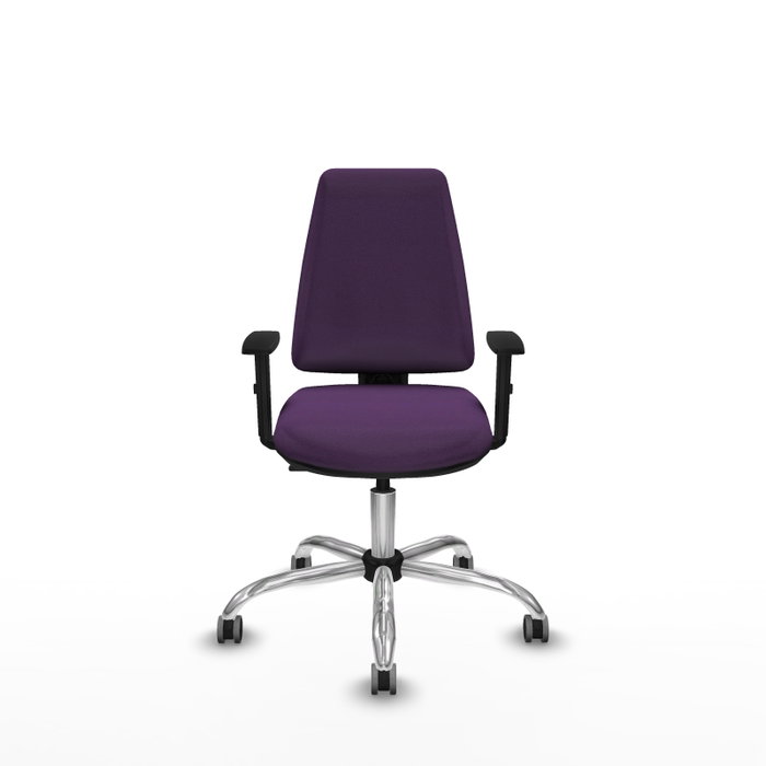 PIQUERAS Y CRESPO Silla de oficina Elche Morada con Brazos 1D PIQUERAS Y CRESPO Silla de oficina Elche Morada con Brazos 1D