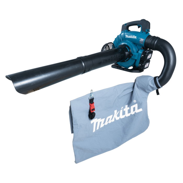 Makita DUB363PG4V Sopladora y Aspiradora de Hojas Inalámbrica con 4 Baterías y Cargador Dual
