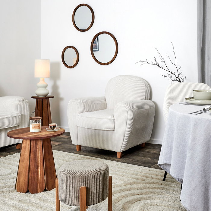 Home Deco Factory Sillón Scott Beige