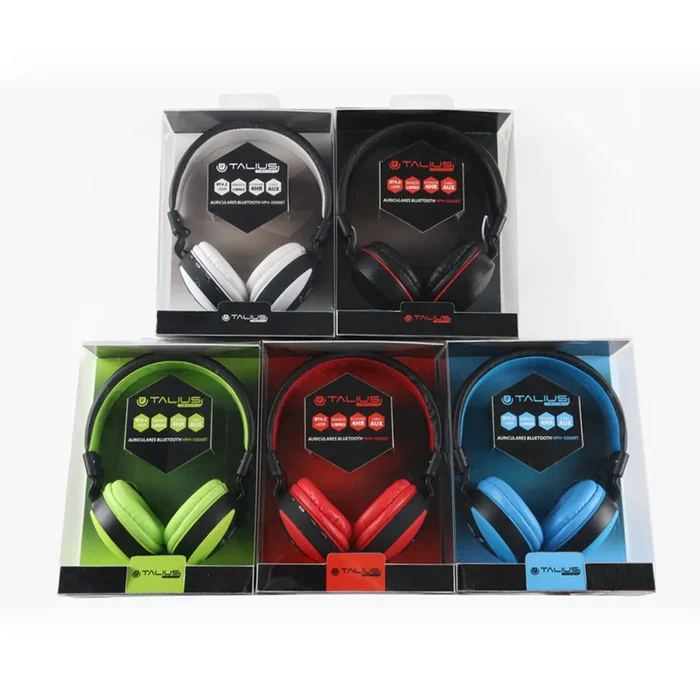 Talius Auriculares TAL-HPH-5006BT Bluetooth, FM/SD Negro